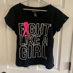 Ideology Ladies Plus Size Wide Neck Graphic Short Sleeve Tee Size 1X